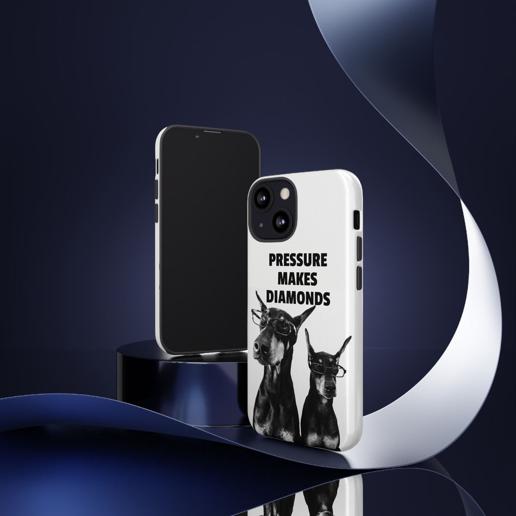 'Pressure Makes Diamonds' Doberman Graphic Protective Cover