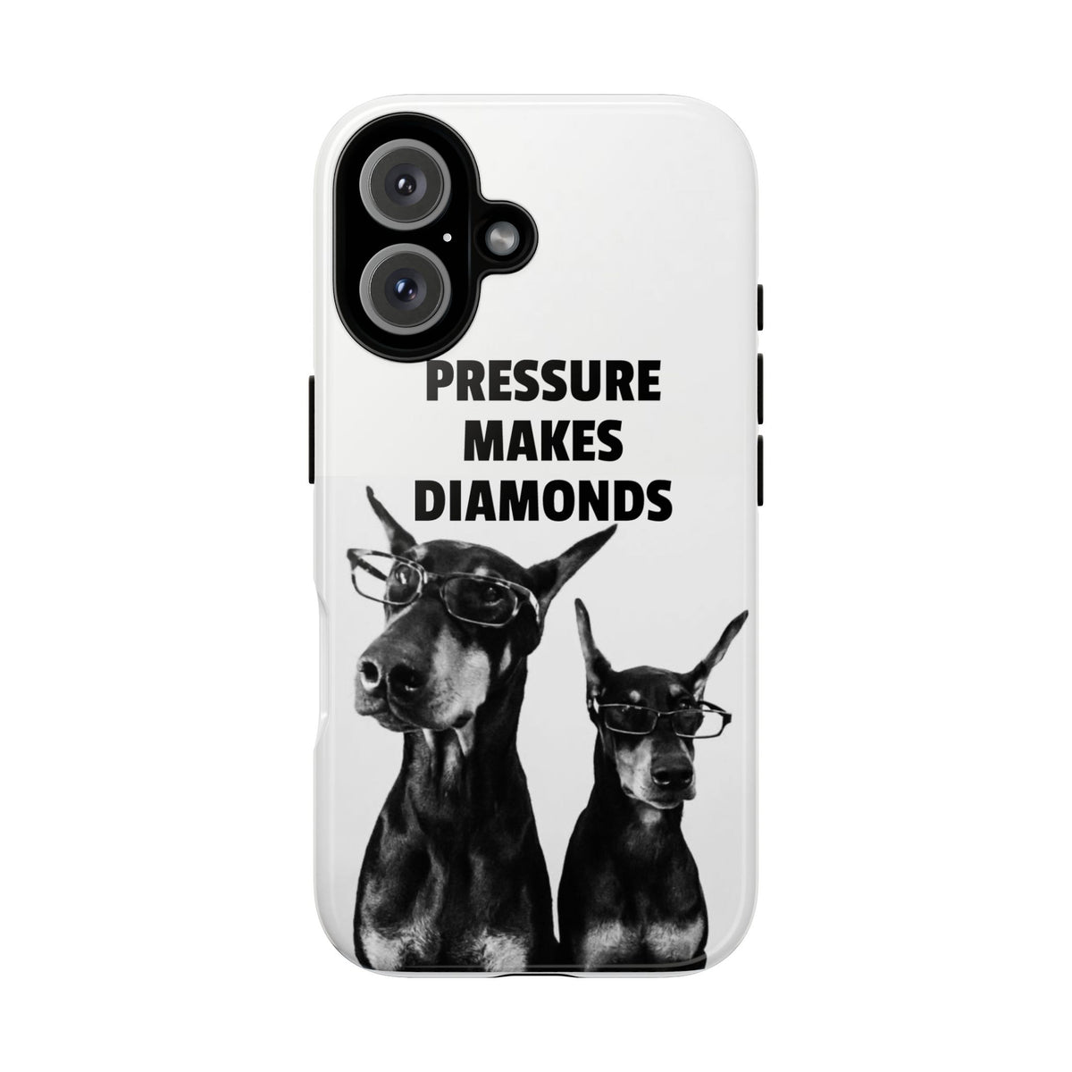 'Pressure Makes Diamonds' Doberman Graphic Protective Cover
