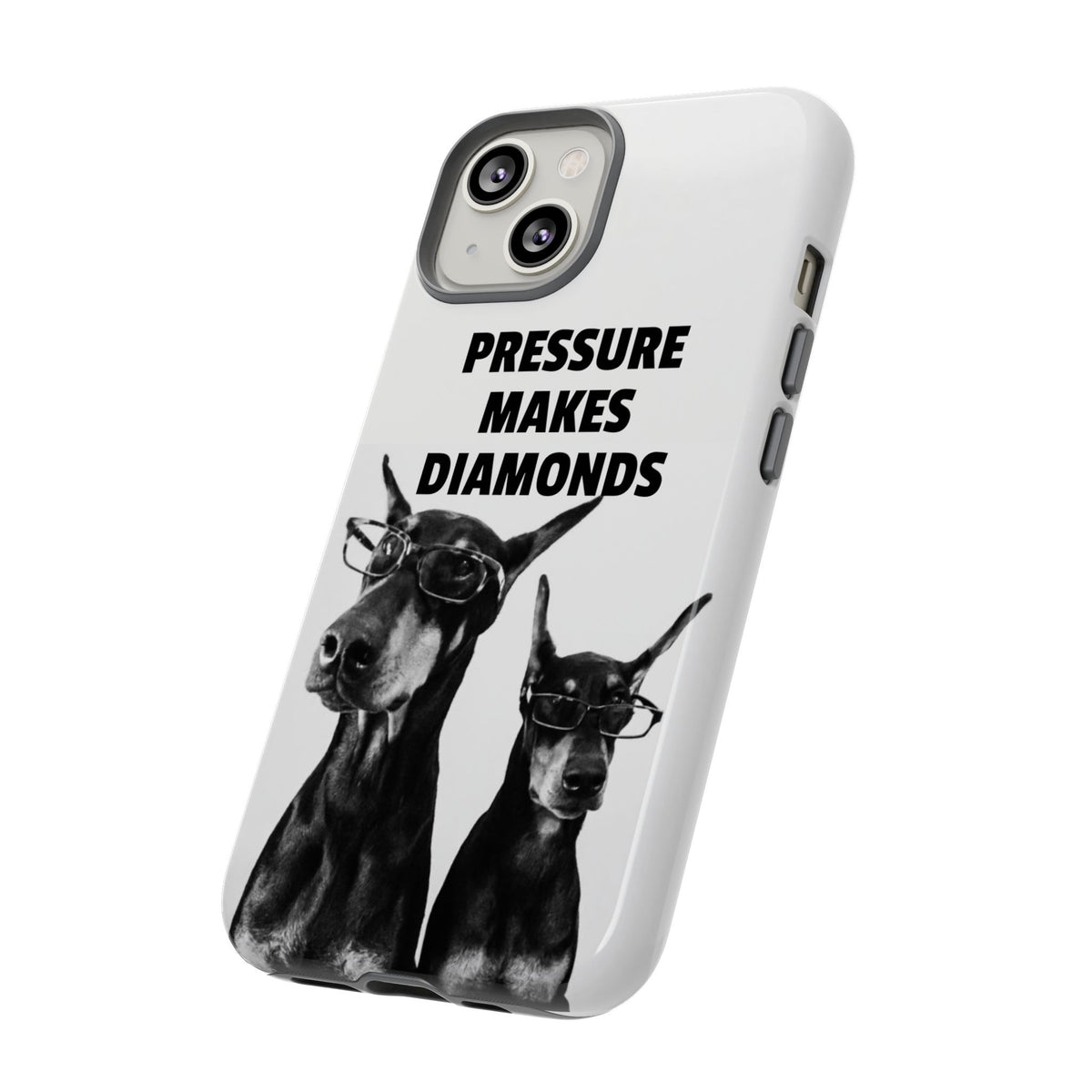 'Pressure Makes Diamonds' Doberman Graphic Protective Cover