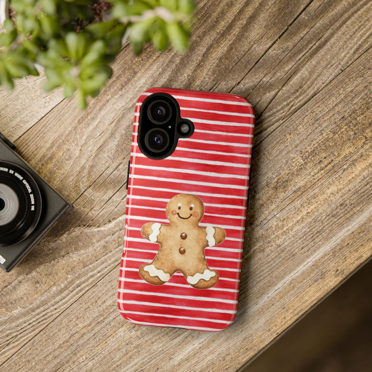 Gingerbread Man Christmas Tough Phone Case