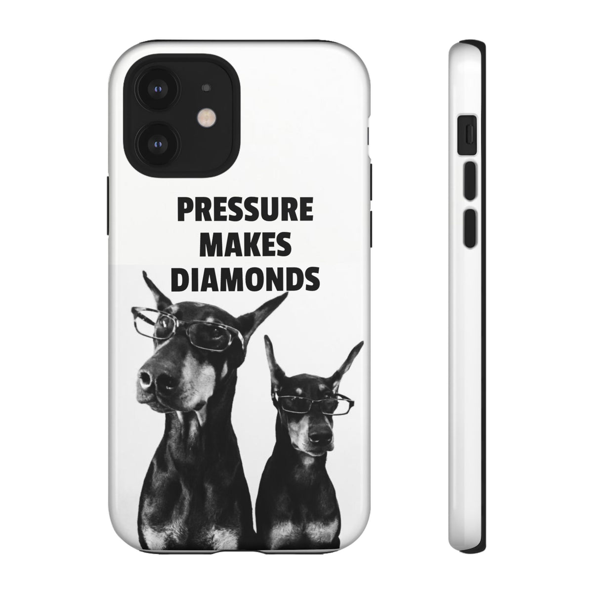 'Pressure Makes Diamonds' Doberman Graphic Protective Cover