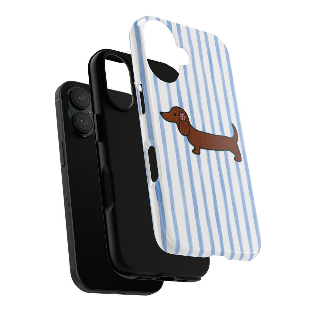 Dachshund Stripe Tough Phone Case