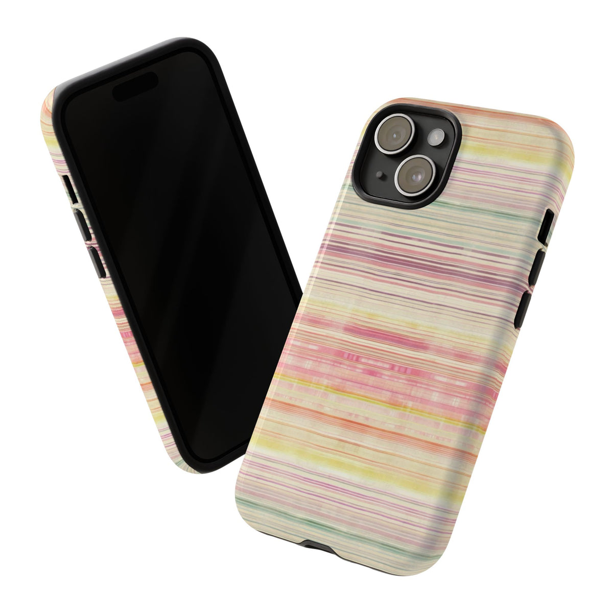 Pastel Striped Tough Phone Case