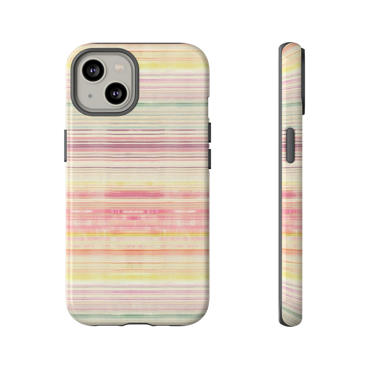 Pastel Striped Tough Phone Case