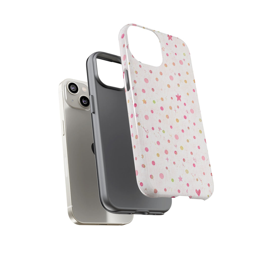 Pastel Hearts & Stars Tough Phone Case