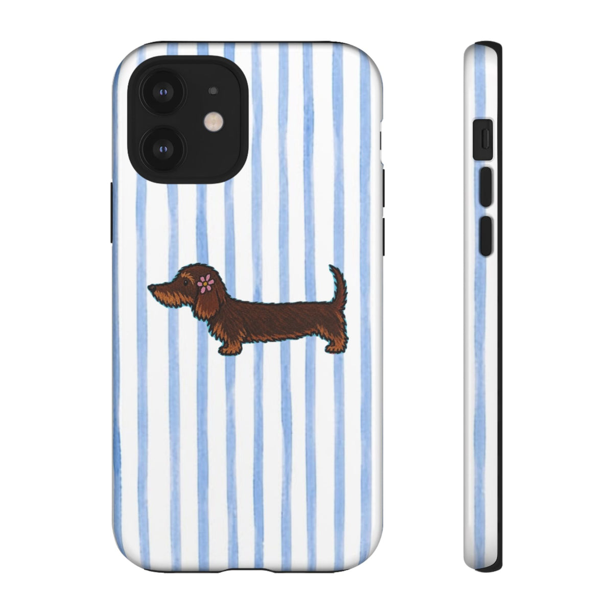 Wire Haired Dachshund Stripe Phone Case