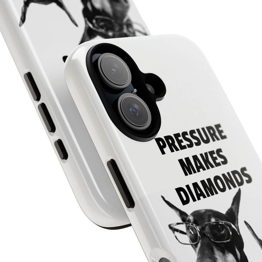 'Pressure Makes Diamonds' Doberman Graphic Protective Cover