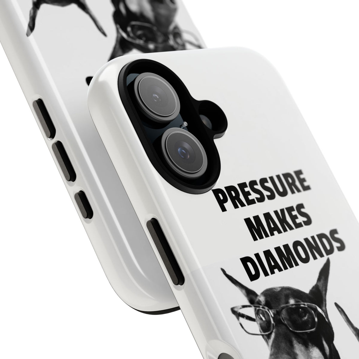 'Pressure Makes Diamonds' Doberman Graphic Protective Cover