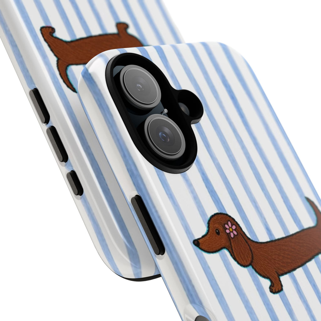 Dachshund Stripe Tough Phone Case