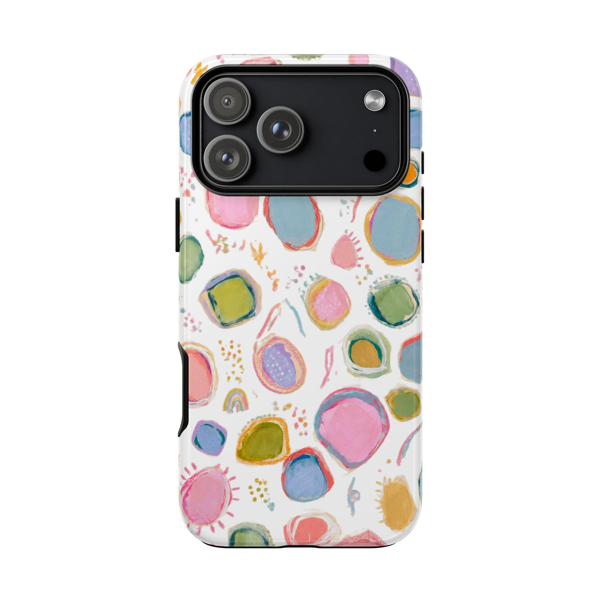 Colorful Abstract Shapes Tough Phone Case