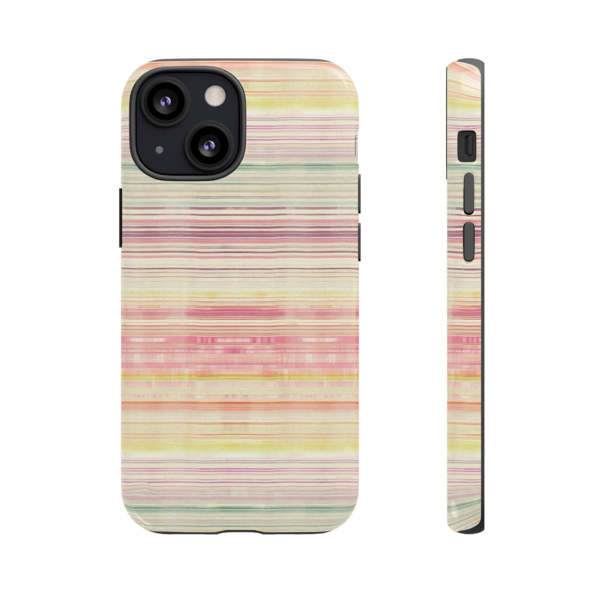 Pastel Striped Tough Phone Case