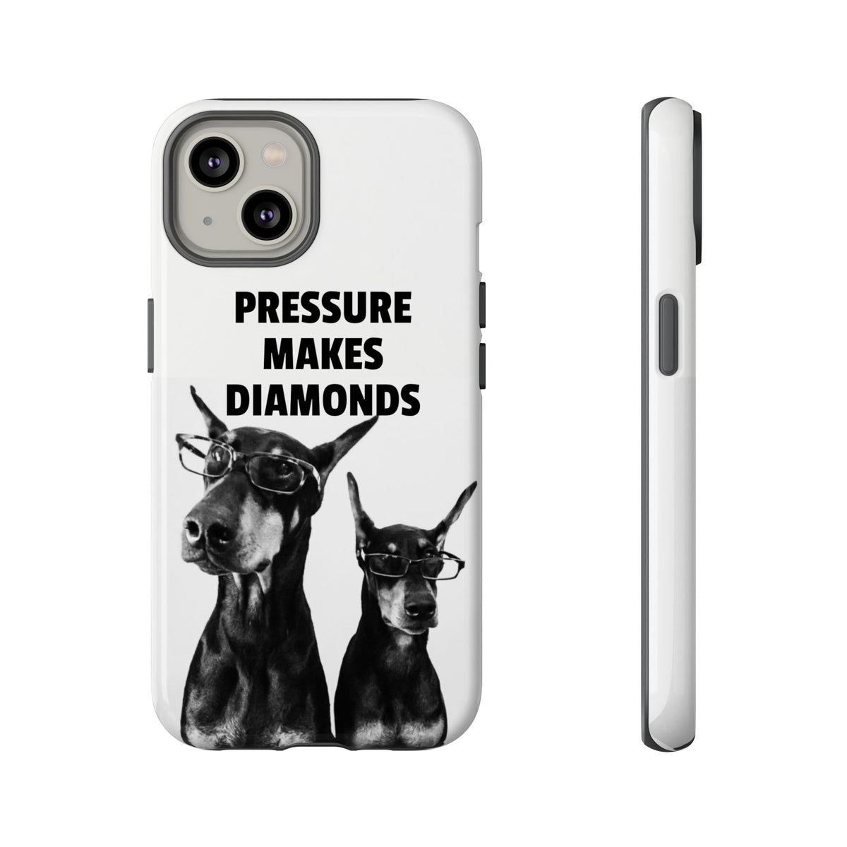 'Pressure Makes Diamonds' Doberman Graphic Protective Cover