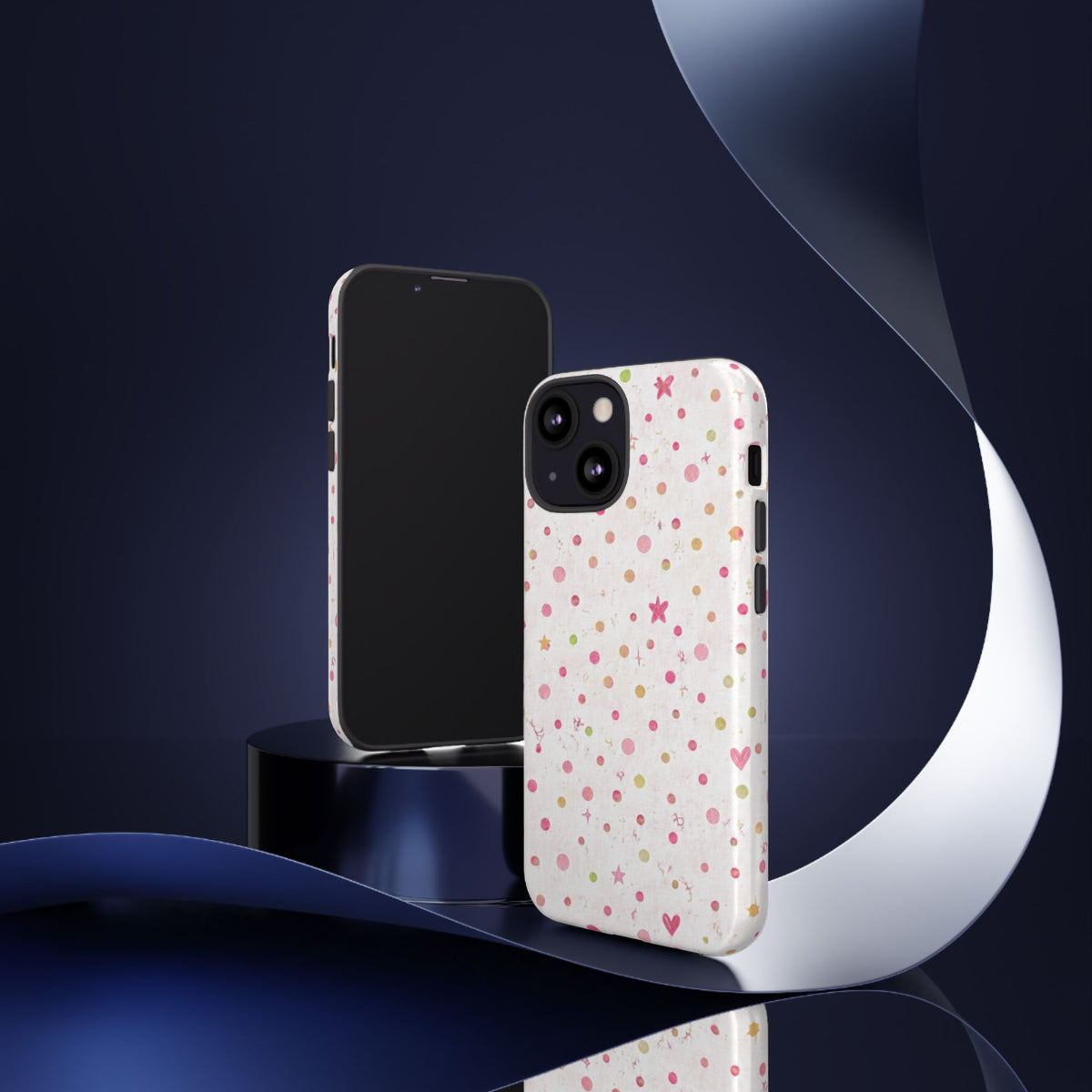 Pastel Hearts & Stars Tough Phone Case