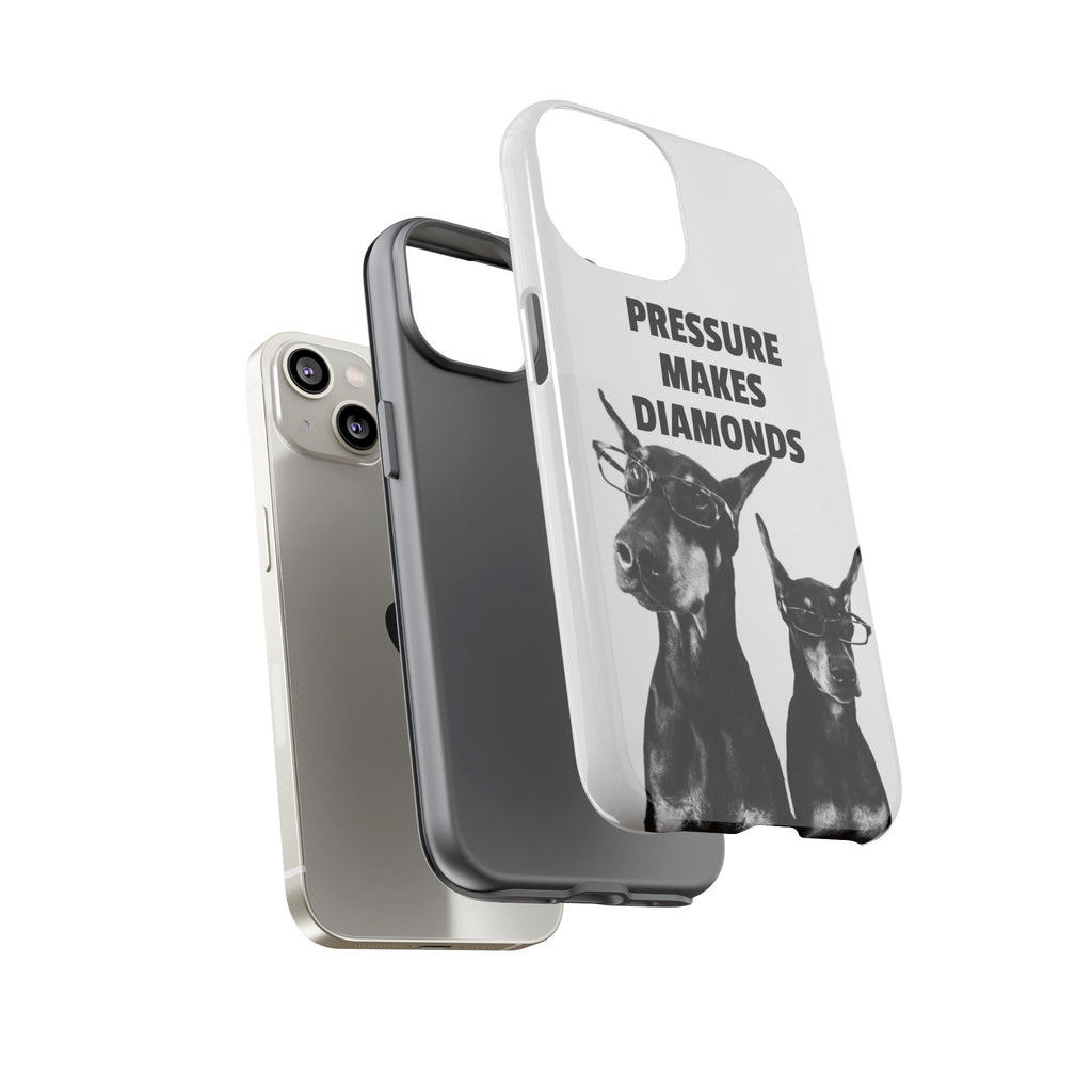 'Pressure Makes Diamonds' Doberman Graphic Protective Cover