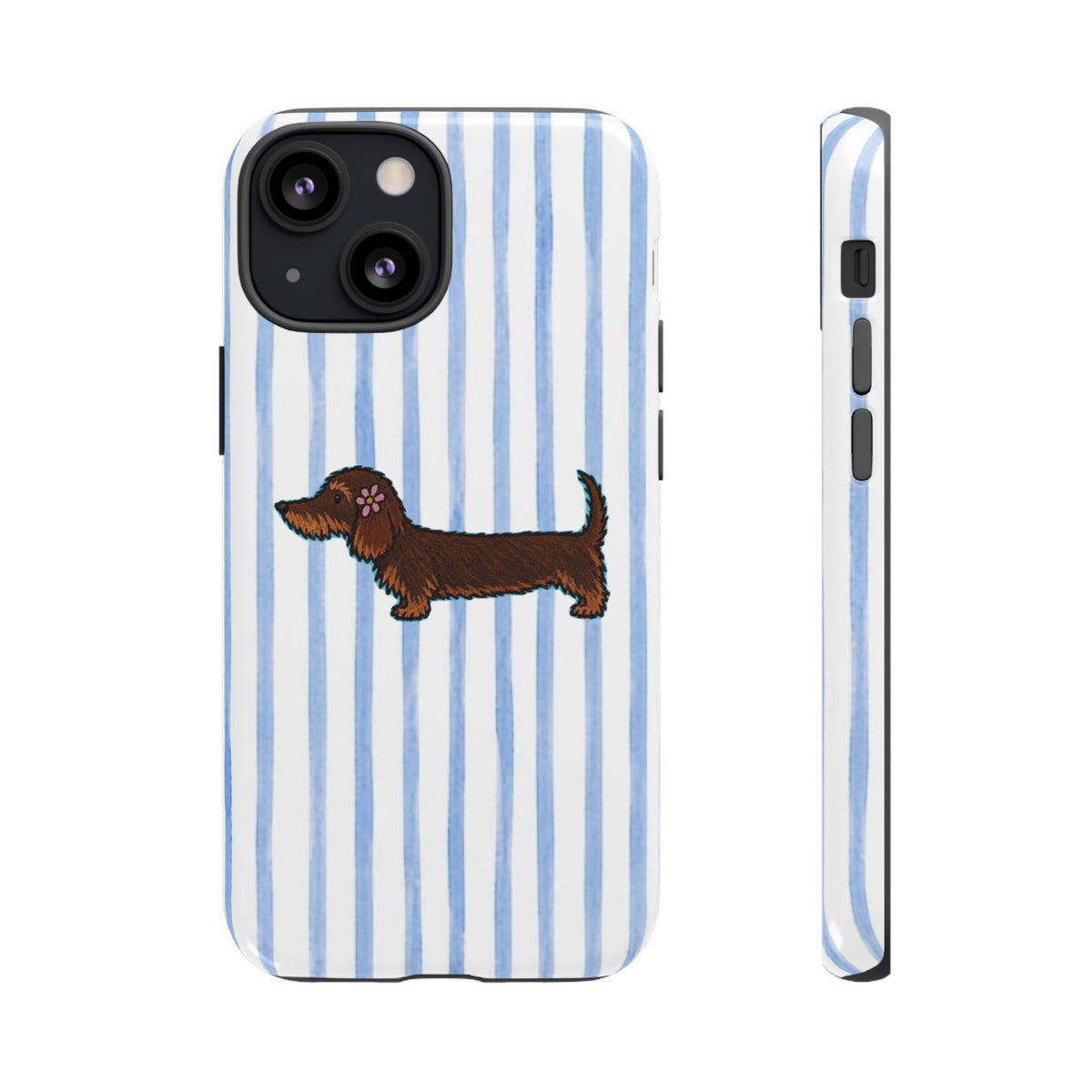 Wire Haired Dachshund Stripe Phone Case