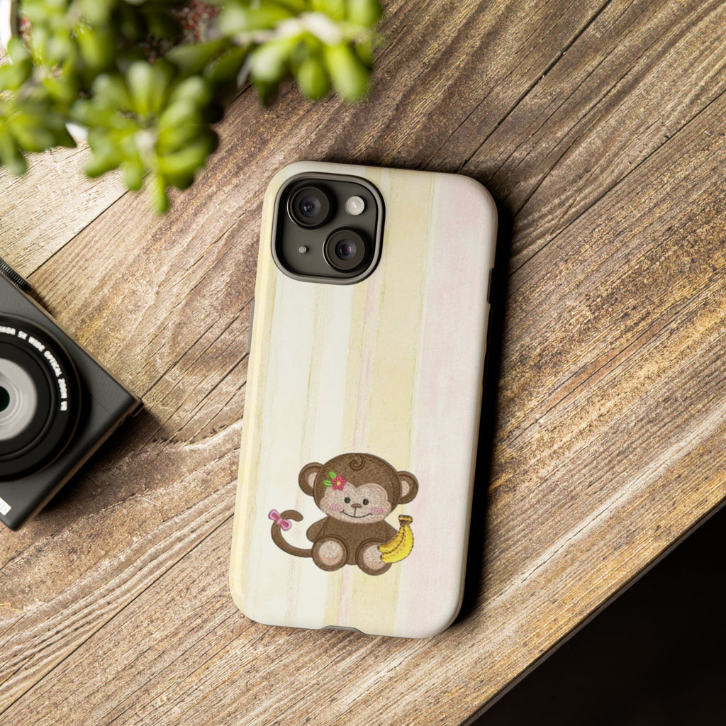 Cute Monkey Banana Phone Case