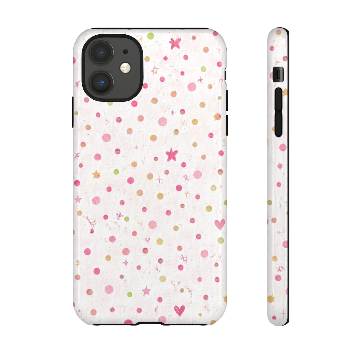 Pastel Hearts & Stars Tough Phone Case