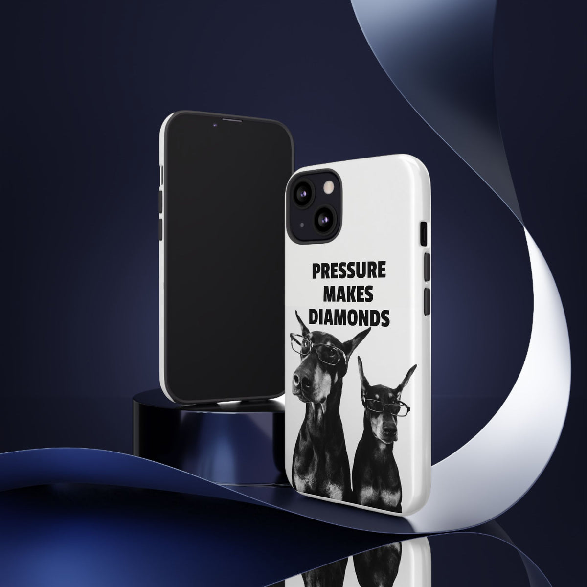 'Pressure Makes Diamonds' Doberman Graphic Protective Cover