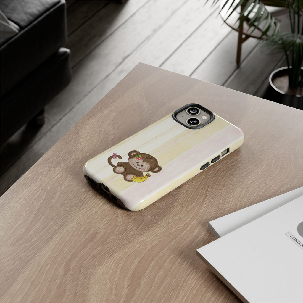 Cute Monkey Banana Phone Case