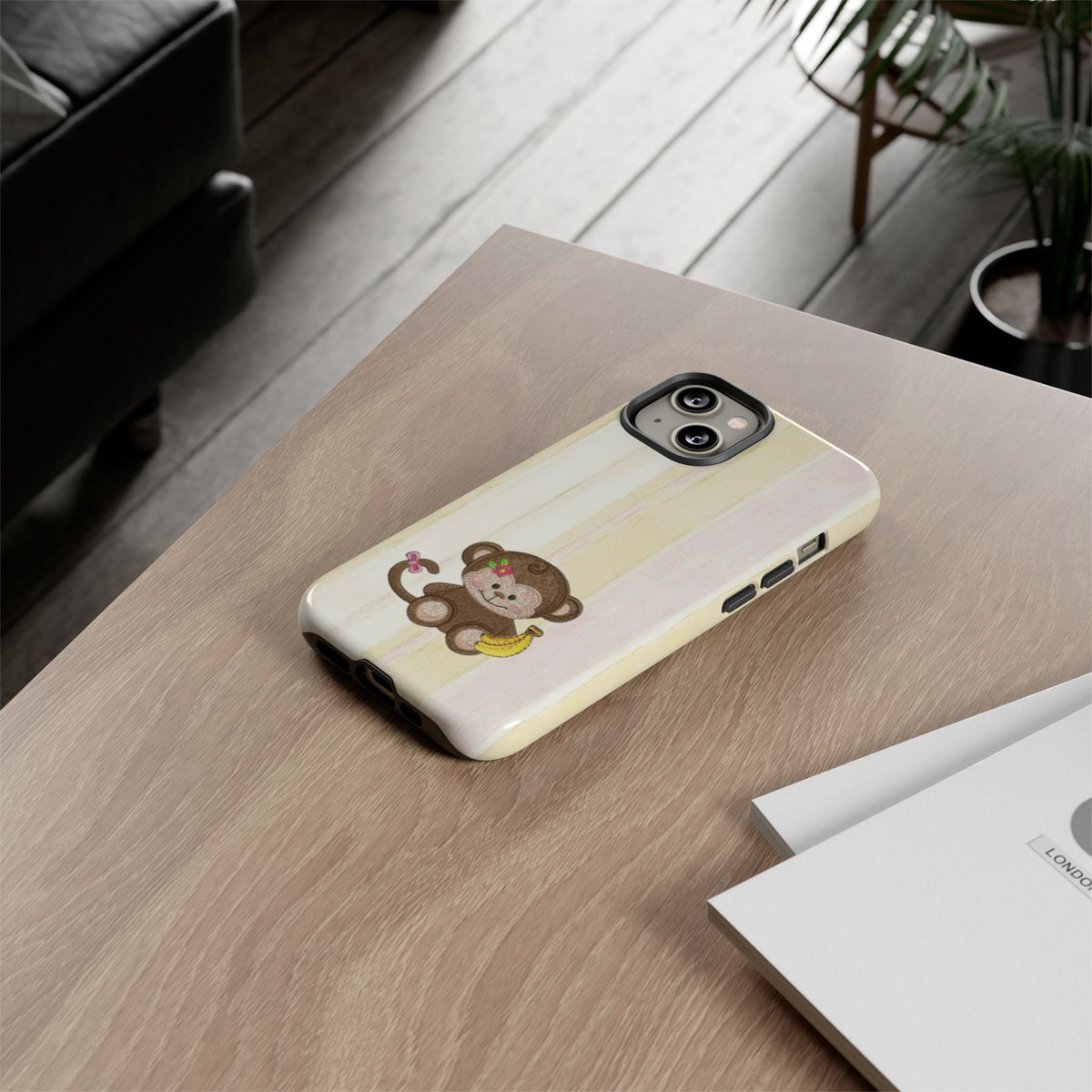 Cute Monkey Banana Phone Case
