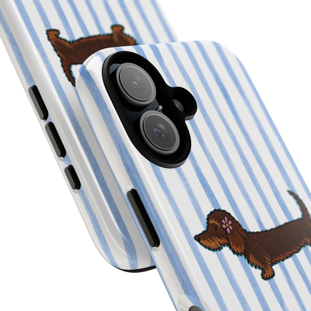 Wire Haired Dachshund Stripe Phone Case