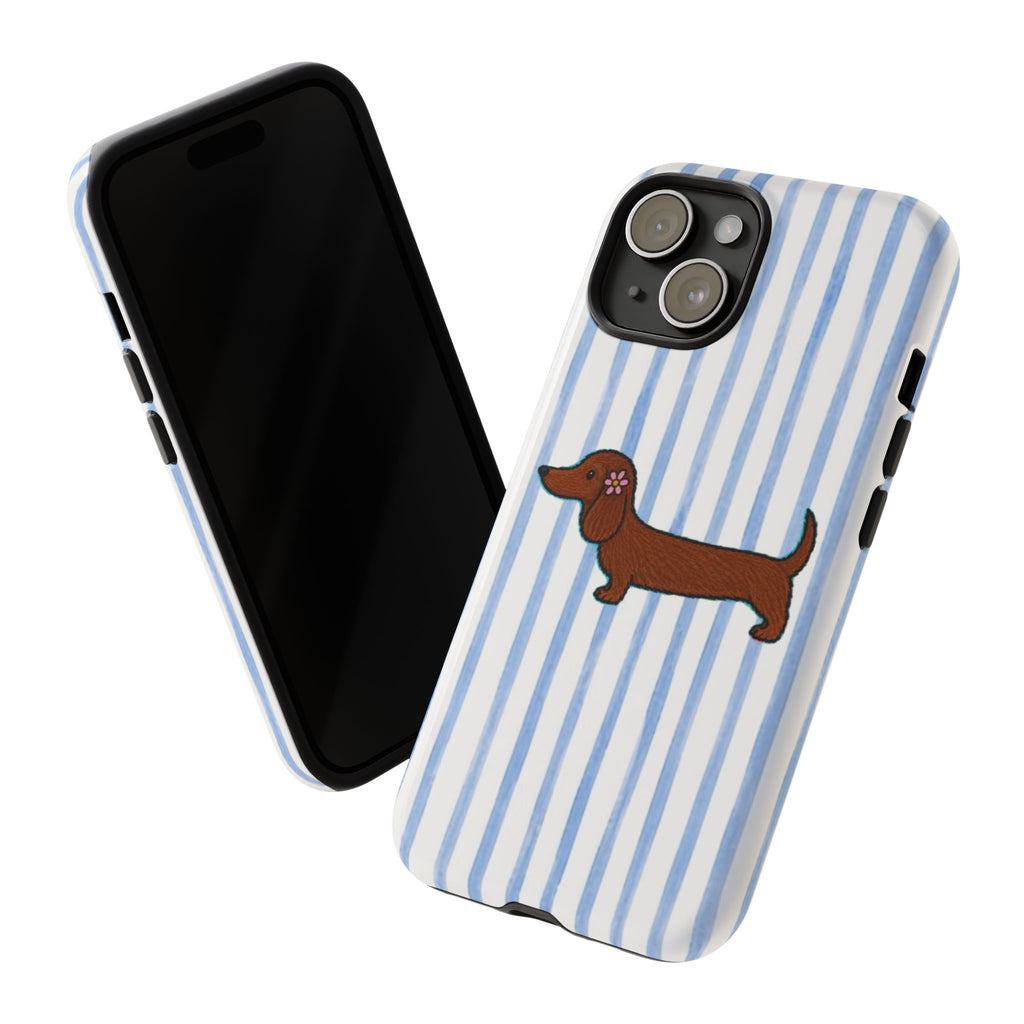 Dachshund Stripe Tough Phone Case
