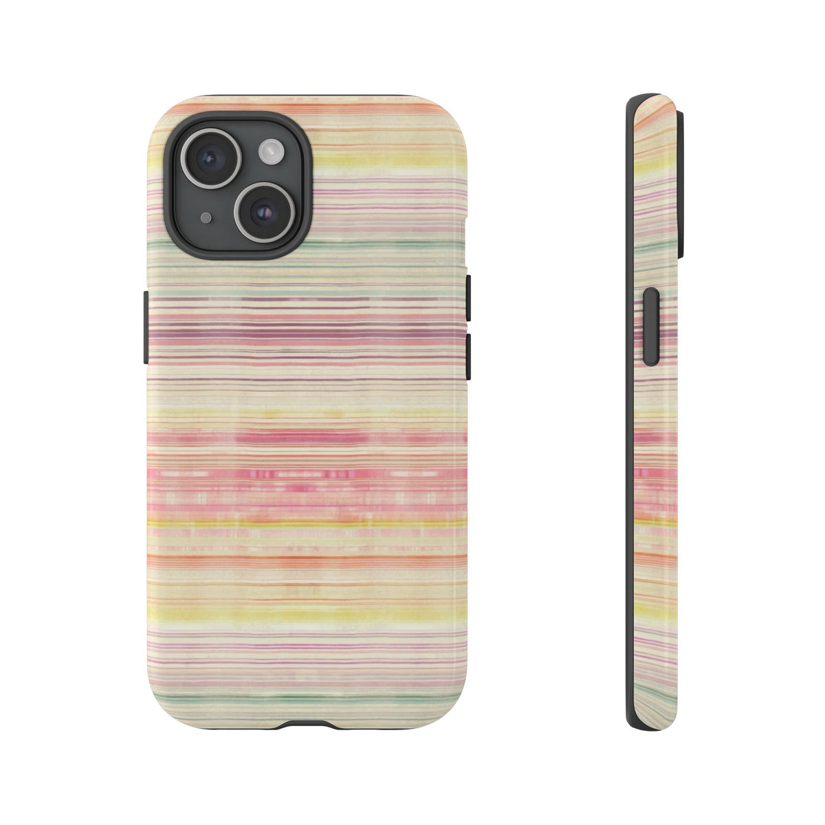 Pastel Striped Tough Phone Case