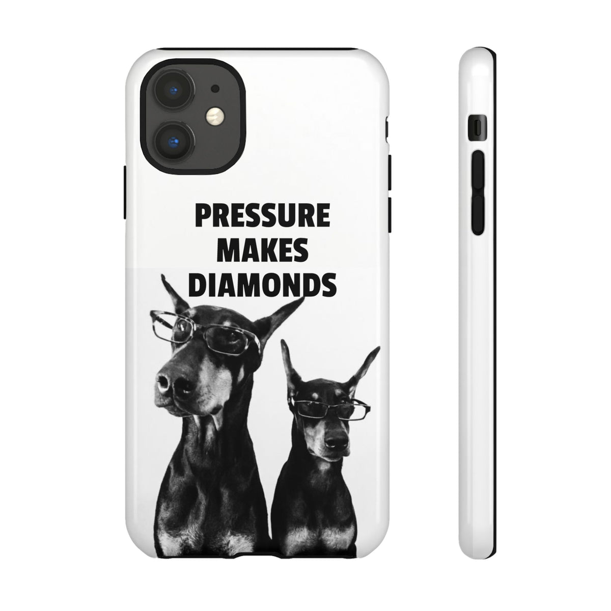 'Pressure Makes Diamonds' Doberman Graphic Protective Cover