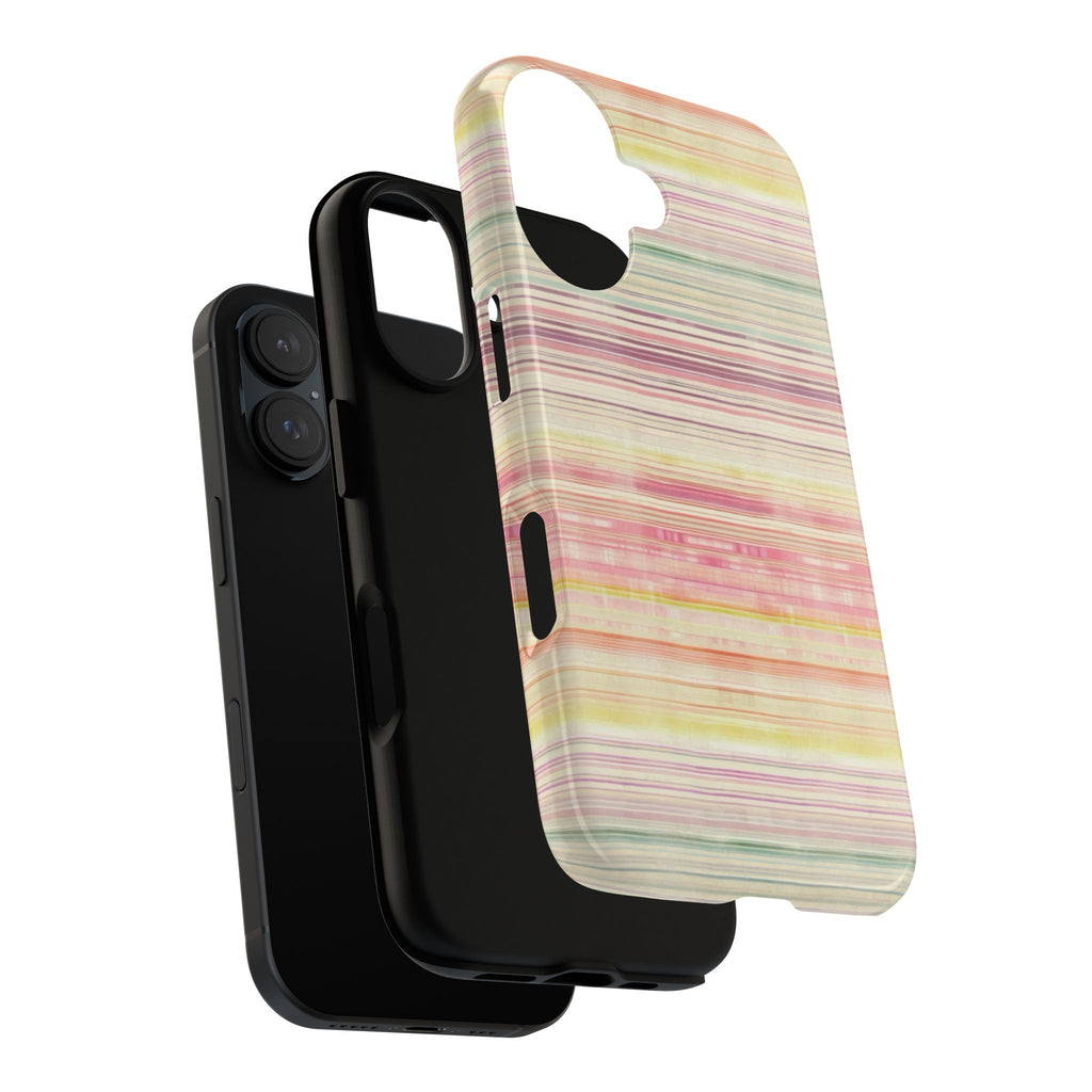 Pastel Striped Tough Phone Case