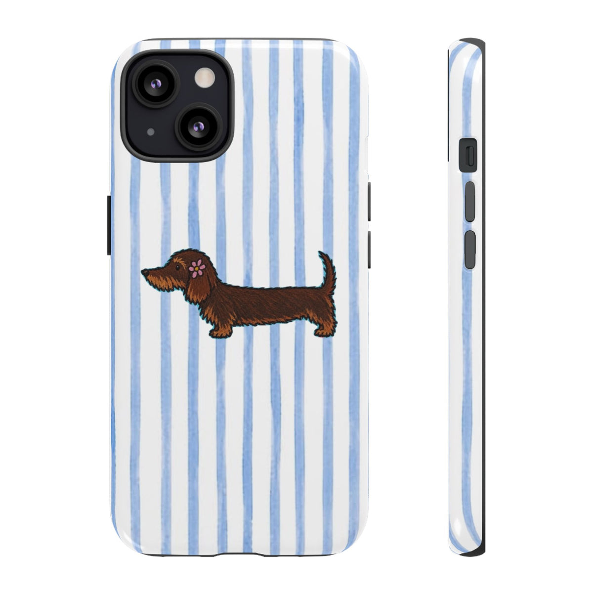 Wire Haired Dachshund Stripe Phone Case