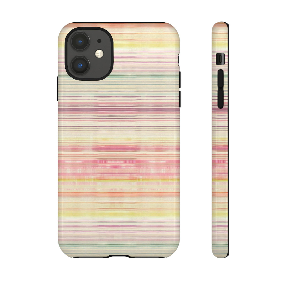 Pastel Striped Tough Phone Case