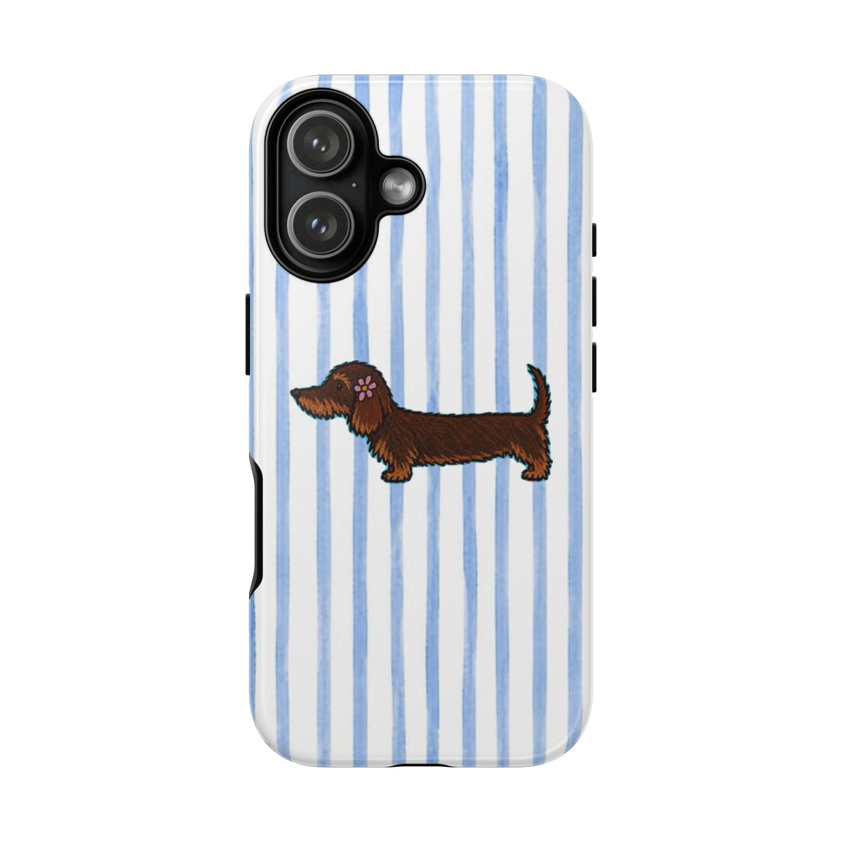 Wire Haired Dachshund Stripe Phone Case