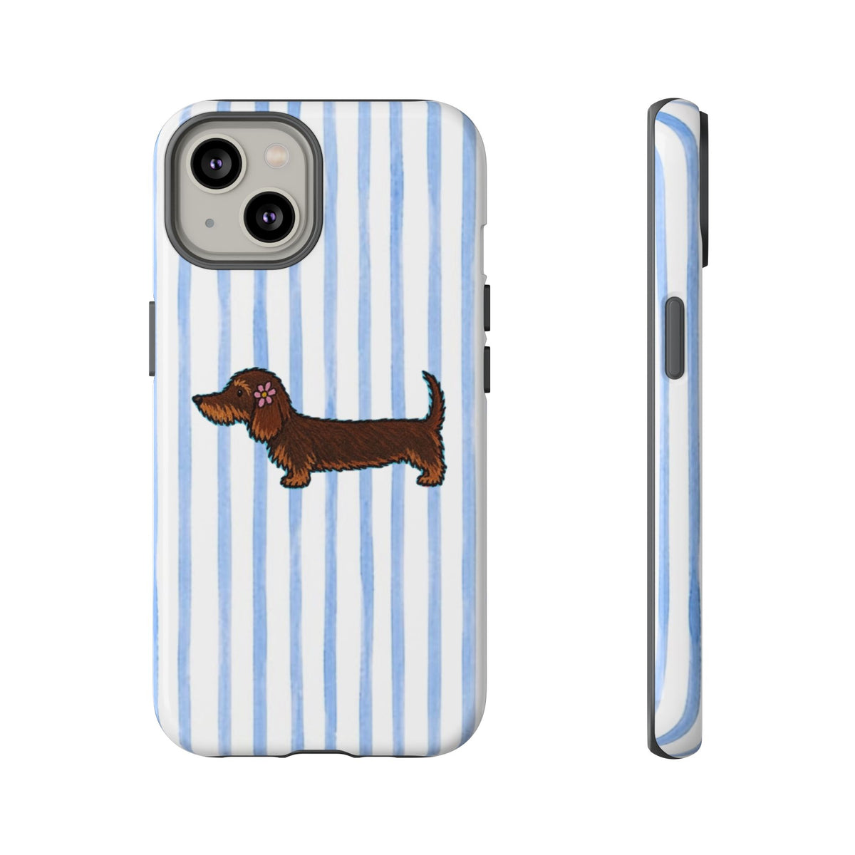 Wire Haired Dachshund Stripe Phone Case