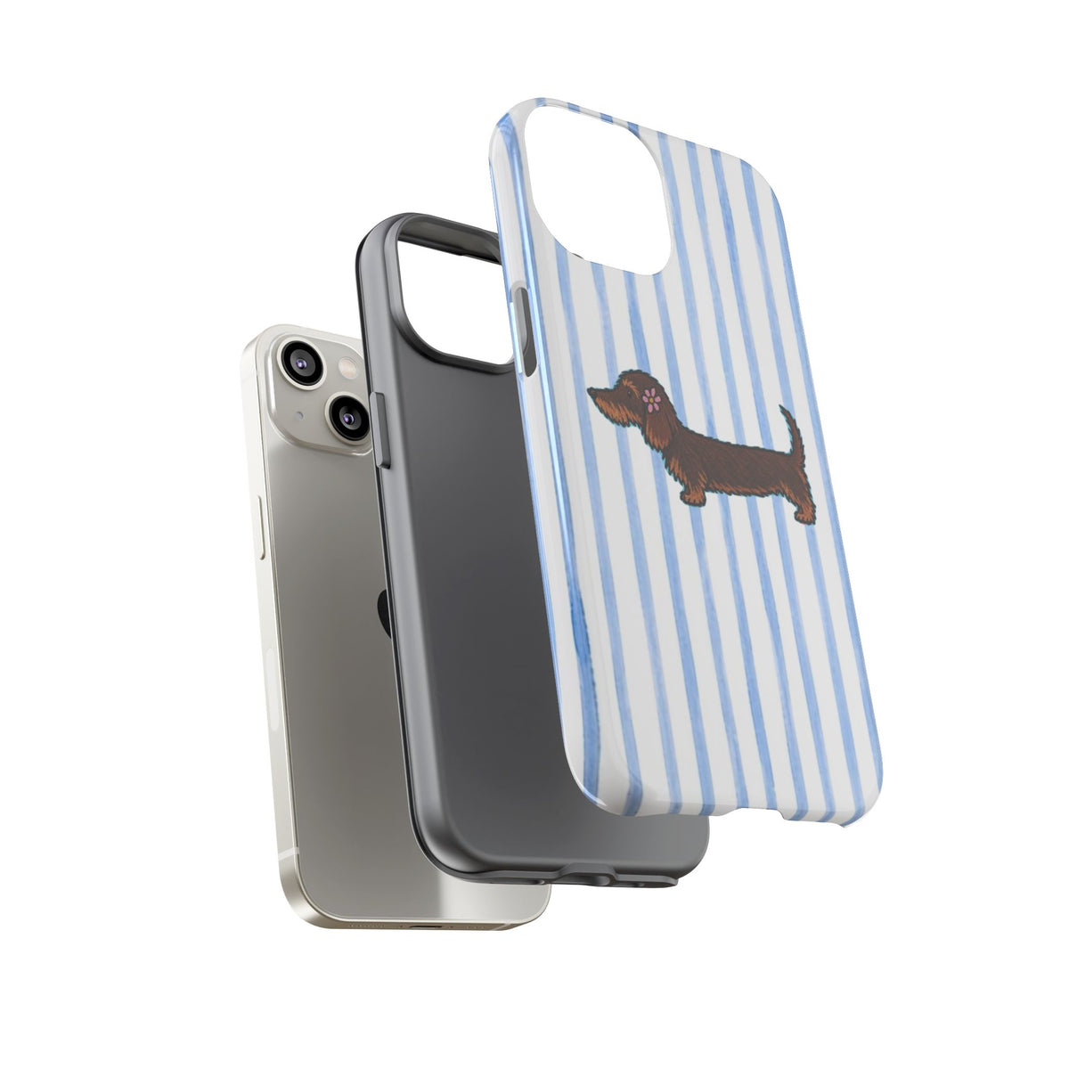 Wire Haired Dachshund Stripe Phone Case