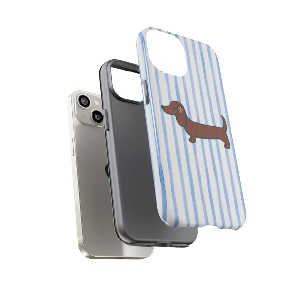 Dachshund Stripe Tough Phone Case