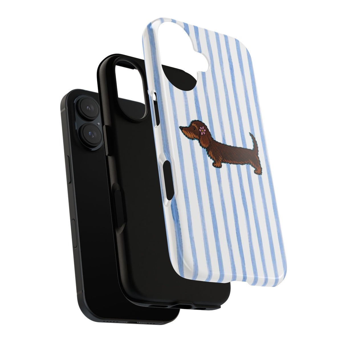 Wire Haired Dachshund Stripe Phone Case