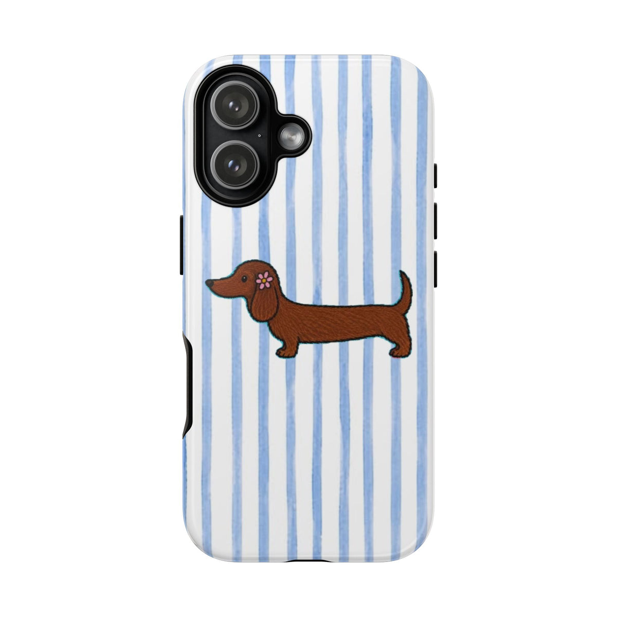 Dachshund Stripe Tough Phone Case