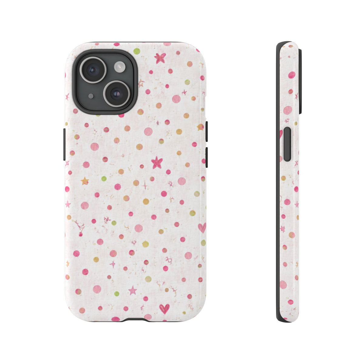 Pastel Hearts & Stars Tough Phone Case