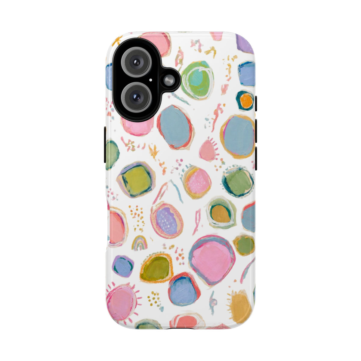 Colorful Abstract Shapes Tough Phone Case