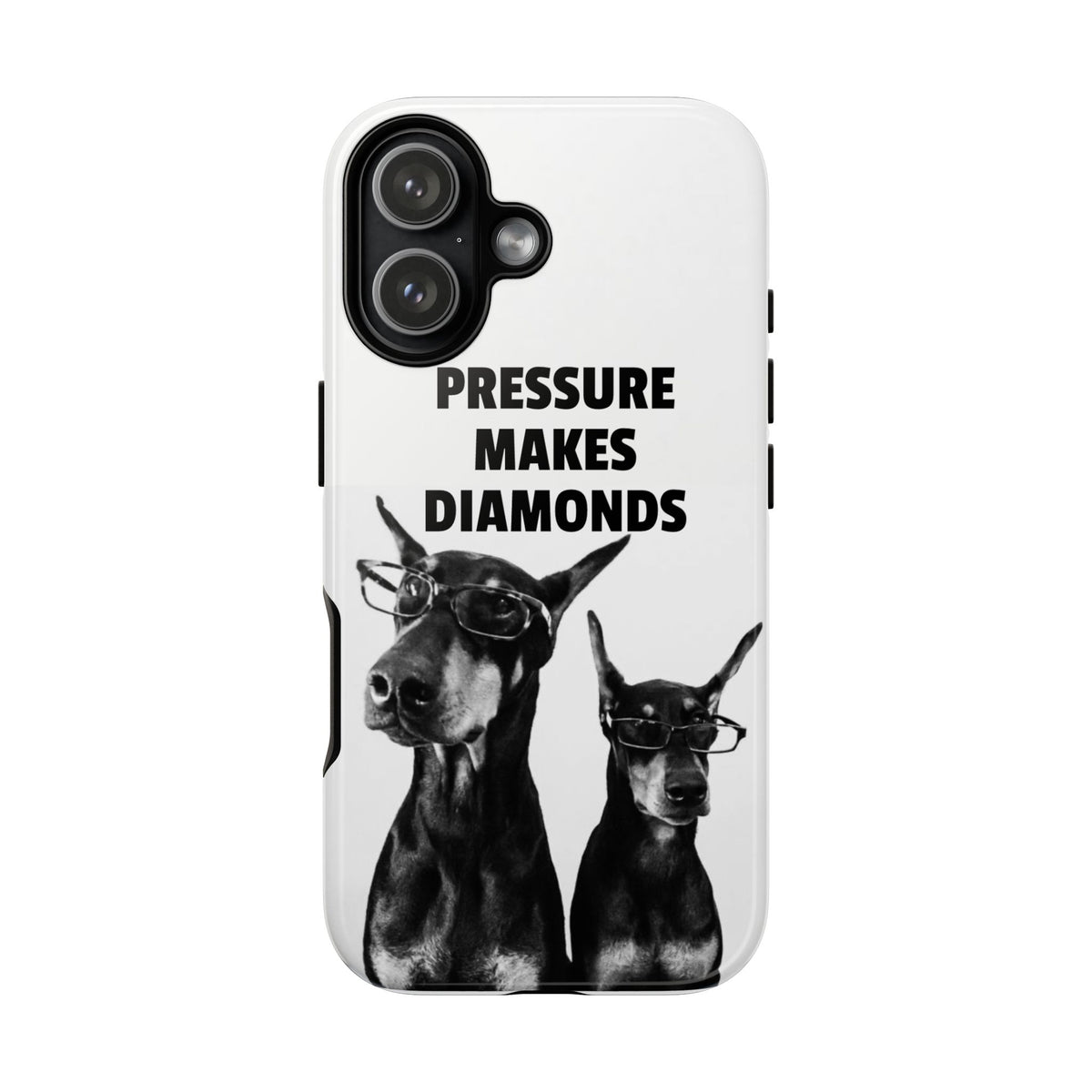 'Pressure Makes Diamonds' Doberman Graphic Protective Cover