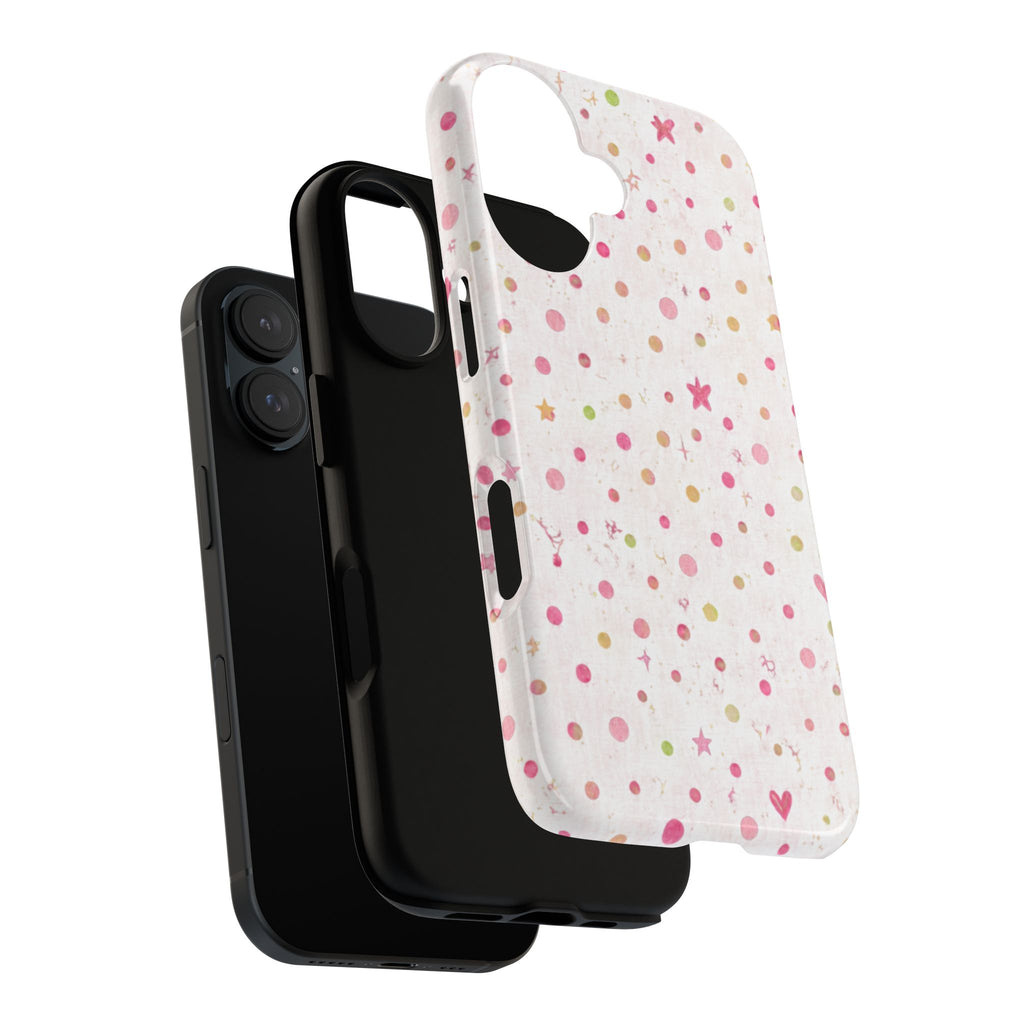 Pastel Hearts & Stars Tough Phone Case