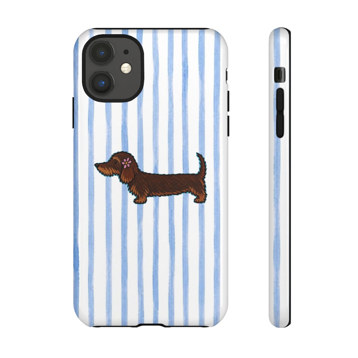 Wire Haired Dachshund Stripe Phone Case