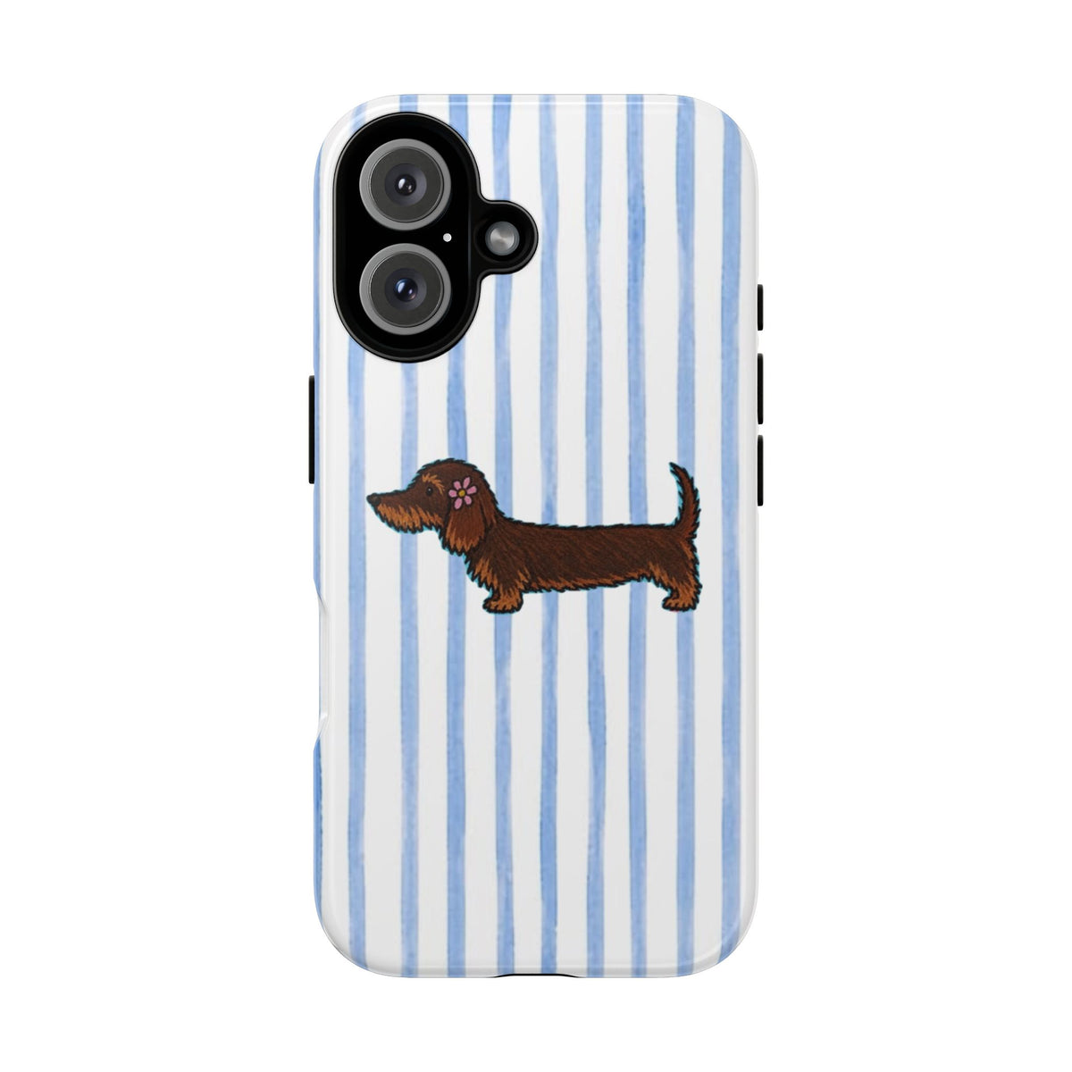 Wire Haired Dachshund Stripe Phone Case