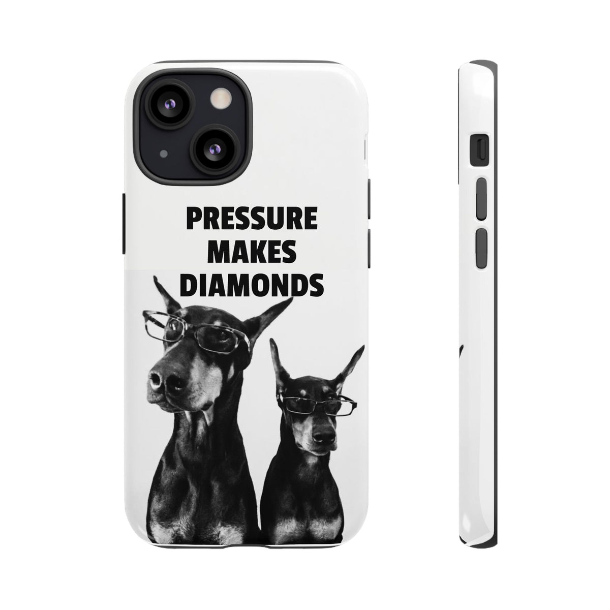 'Pressure Makes Diamonds' Doberman Graphic Protective Cover