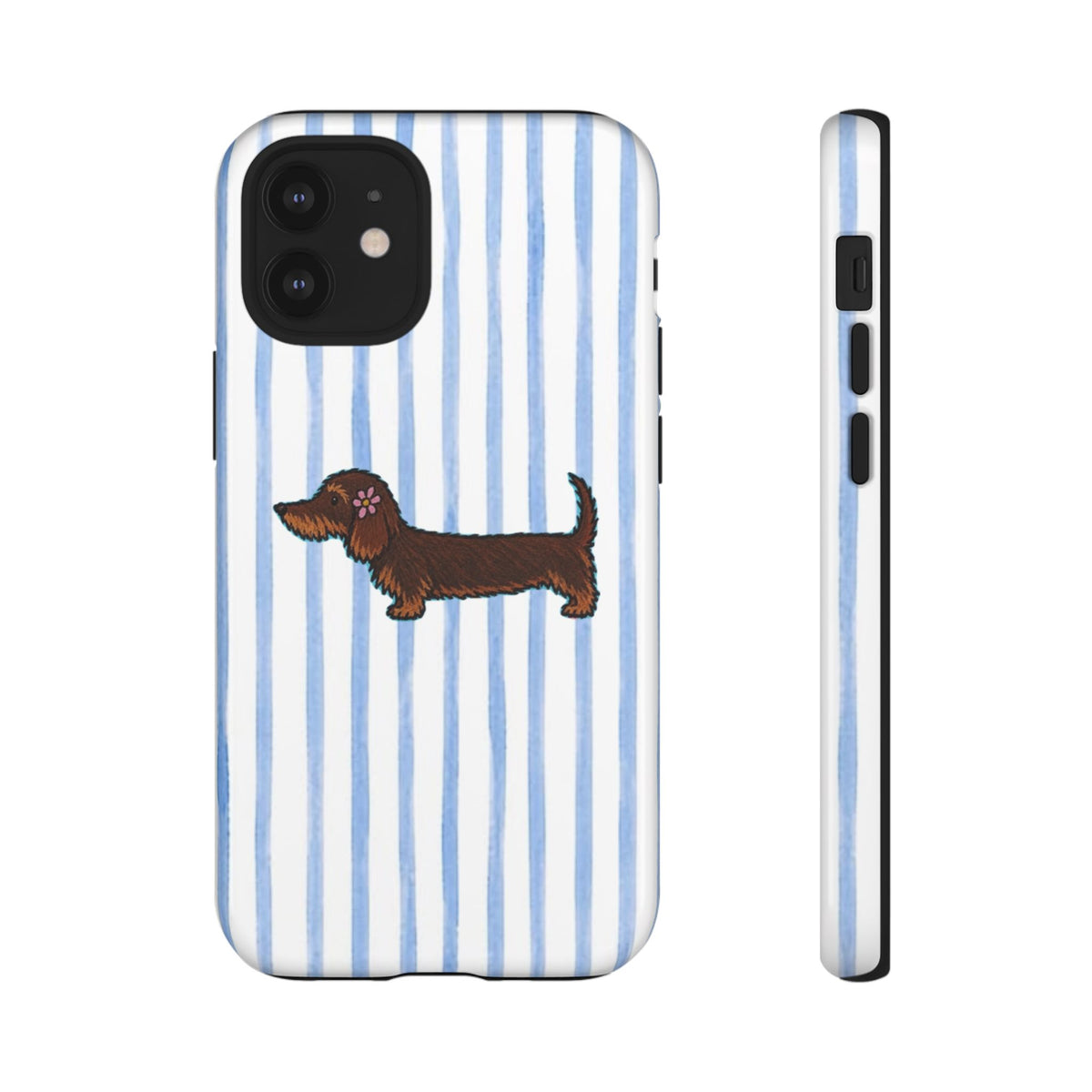Wire Haired Dachshund Stripe Phone Case