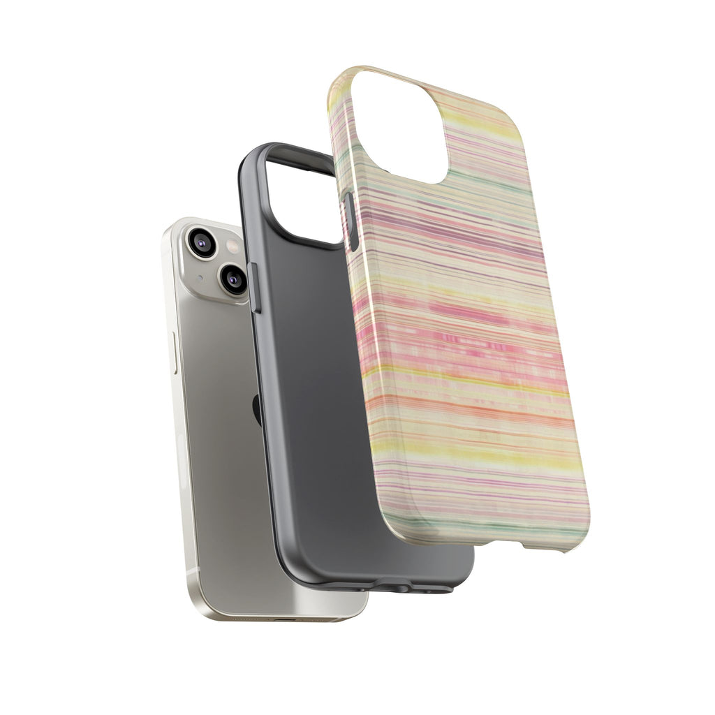 Pastel Striped Tough Phone Case