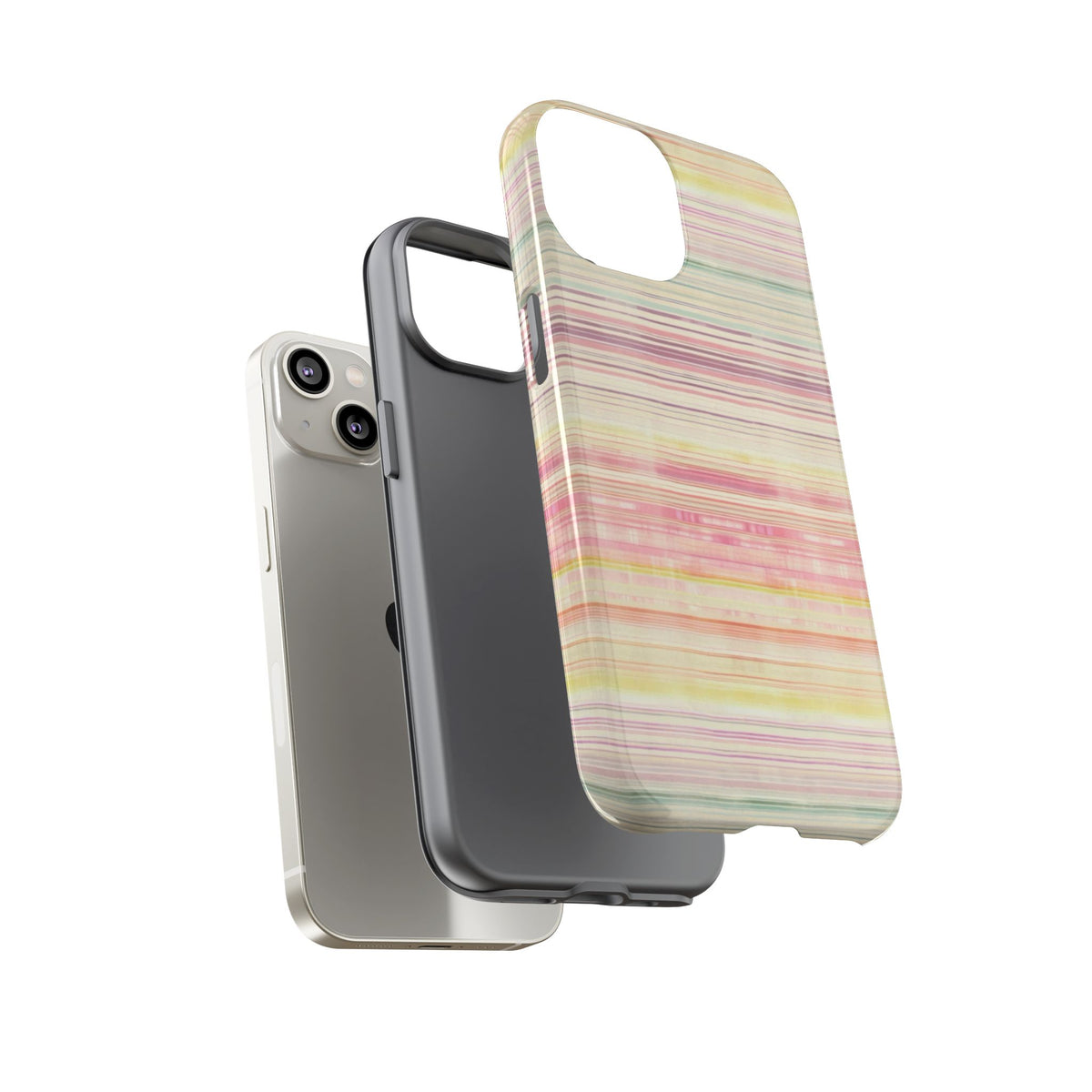 Pastel Striped Tough Phone Case