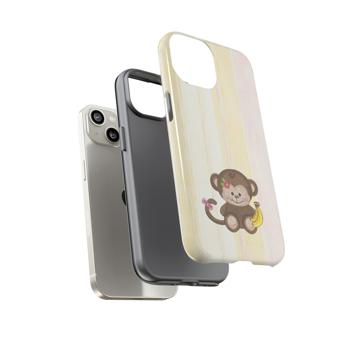 Cute Monkey Banana Phone Case