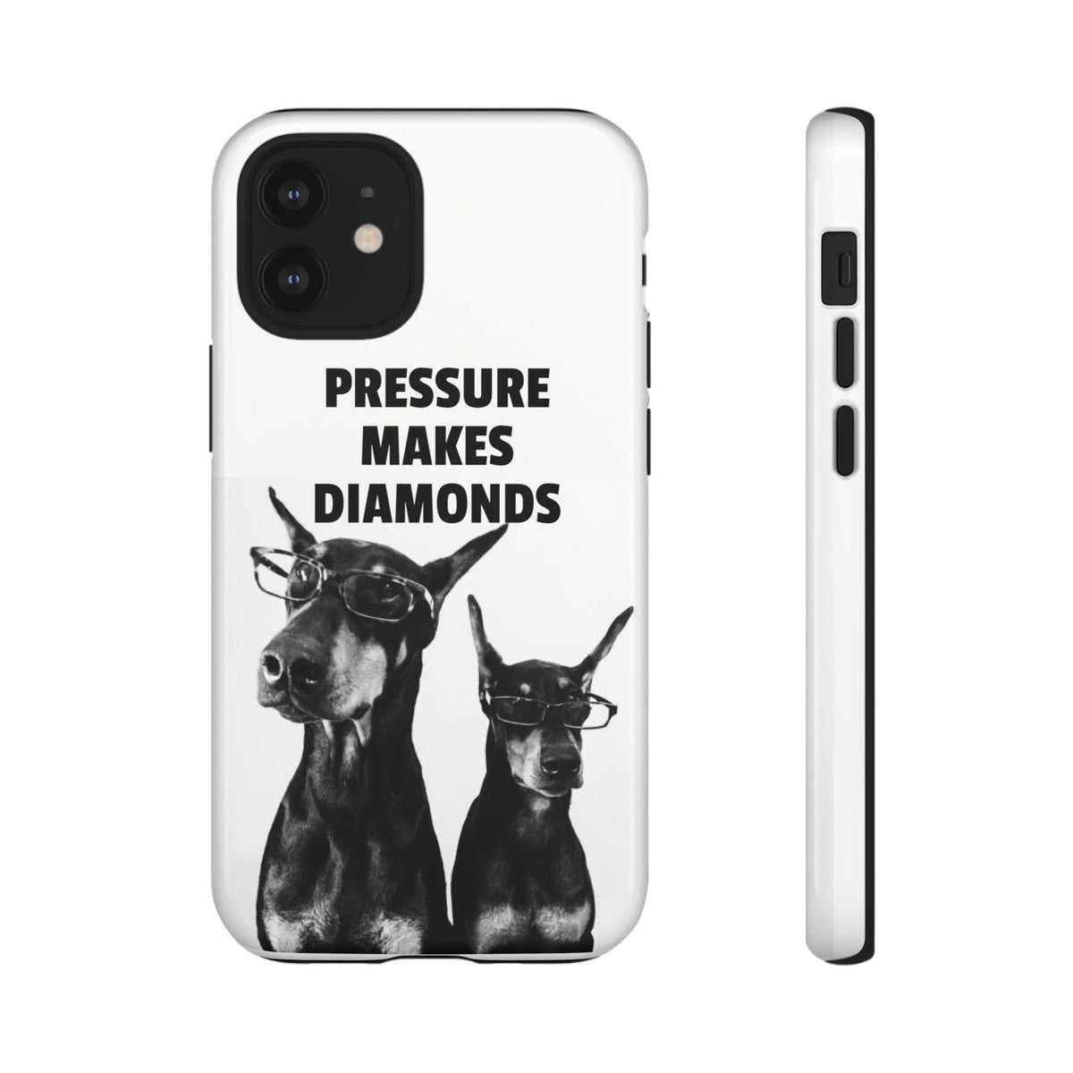 'Pressure Makes Diamonds' Doberman Graphic Protective Cover