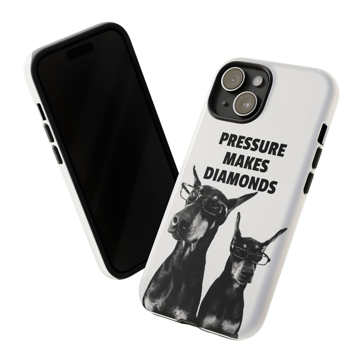 'Pressure Makes Diamonds' Doberman Graphic Protective Cover